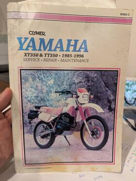 Cm4802 Clymer - M4802 Manual Yamaha Xt/tt350