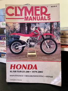 M318-4 Clymer 1979-2003 Honda Xr200r Repair Manual