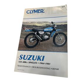 125-400 Clymer M369 Manual For Suzuki Cm369