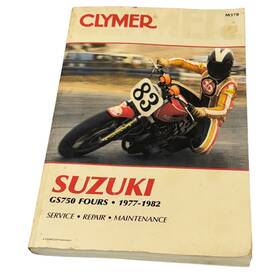 M370 Clymer Suzuki Service Repair Manual Gs750 Fours 1977 Thru 1982 #370