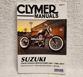 M384-5 Clymer Service Shop Repair Manual Suzuki Ls650 Savage Boulevard S40 86-15