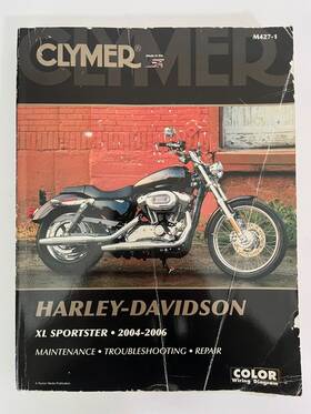 M427-1 Clymer Harley-davidson Xl Sportster 2004-2006 Repair Manual Free Shipping