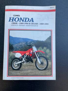 M431-2 Clymer Repair Manual Cr80r 1989-1995 Cr125 1989-1991