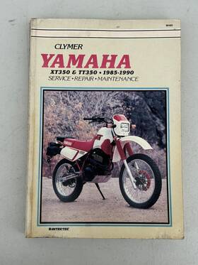 M480-3 Clymer Physical Book For Yamaha Xt350 1985-2000 Tt350 1986-1987