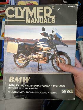 M503-3 Clymer Physical Book For Bmw R850 R1100 R1150 And R1200c 1993-2005