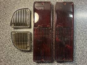67-13450 Counterpart 1967-1972 Chevrolet C10 K10 Chevy Smoke Taillight Back Up Tail Light Lens Set