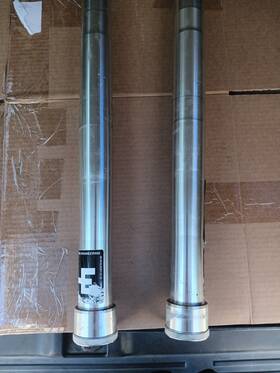 51410-kz3-671 Cr Used 1989 Honda 250r Front Forks Outer Tubes Qty 2