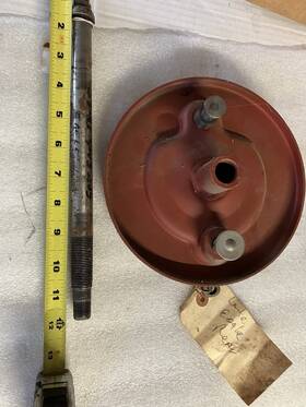 875759 Cushman Eagle Rest Axle And Backing Plate