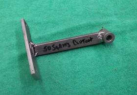 A198-386 Cushman Clutch Release Lever Bracket For A 50 Series Scooter