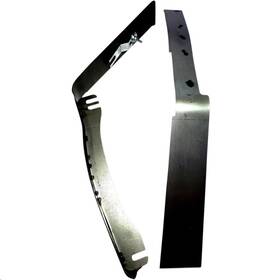 Cv7236 Cycle Visions Bagger-tail Filler Panels For Hard Bags - Black