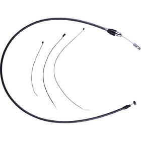 0652-3199 Drag Specialties Quick Connect Clutch Cable - Upper Black/chrome