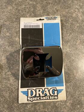 2102-0171 Drag Specialties Chrome Coil Cover With Black Malt Read Desc