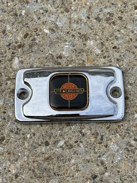 Drag Specialties 373807 Us Legend Motorcycles Master Cylinder Cover Chrome Shield
