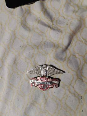 Ds-287565 Drag Specialties Vintage Nos Silver Eagle Wing Leader Emblem Badge Motorcycle