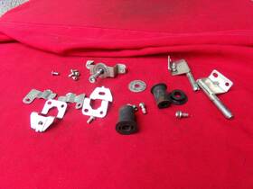 58710512a Ducati Super Bike 1198 Gas Fuel Tank Brackets And Hardware 2010 Oem Nice