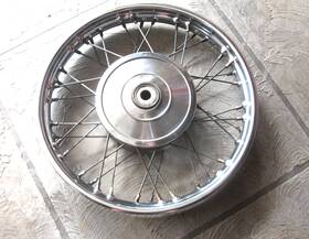 Wm2-17 Dunlop W1274 17 Inch Front Wheel Triumph 3ta 5ta T100a 1957 - 1965 Nice