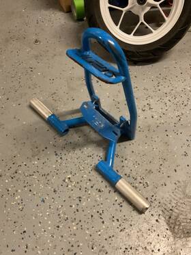 Hg1421 E3 Industries 2014-2021 Honda Grom Tsd 12 Bar Sub Cage Stunt Powdercoated Blue