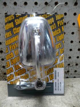 20-34000 Emgo Universal 7/8 Inch Bar End Side Mirror Chrome