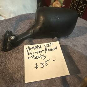 4fm-26280-10-00 Emgo Yamaha Fzr1000 Yzf600r Yzf750r Left Side Rear View Mirror