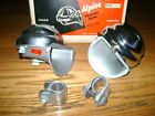 F725 Alpine Nos Clear Hooter Trumpet Horn Set Bmw Porsche Triumph