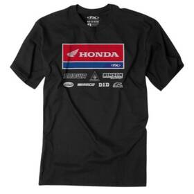 24-87322 Factory Effex Honda 2021 Racewear T-shirt - Black Medium