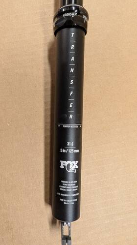 925-01-137 Fox Transfer Performance Dropper 2022 - 31.6 125 Mm Free Shipping