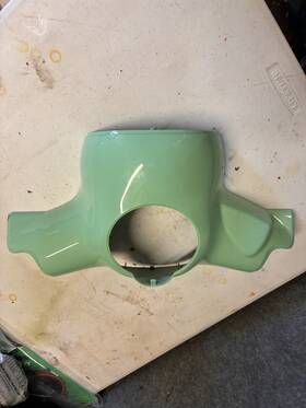 C26326011 Genuine Scooter Co 07-24 2009 Buddy 150 Upper Handlebar Cover Panel Cowl Housing