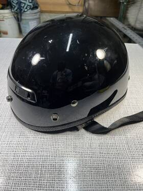 G1235024 Gmax Gm-35 Full Dress Gloss Black Half Helmet Size Xtra Small