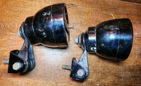 9542 Guide Pair Vintage #9542 Miliary Blackout Taillight Housings And Mounts