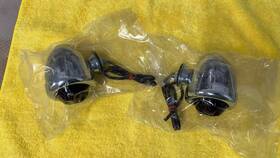 68553-58 Guide Harley-davidson Dh-49 Bullet Marker Lamps Fish Eye Nice Repro Replaces Oem