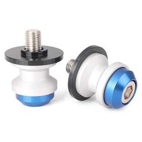 Gzyf 420011663054 Blue 10mm Cnc Motorcycle Swingarm Sliders Spools Fit Kawasaki Z750 Z1000ly