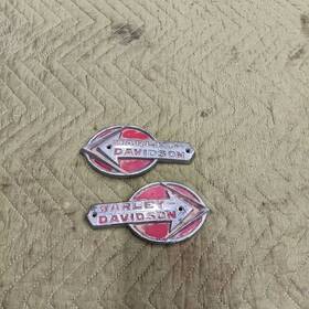 61773-59 H-d Stock Harley Panhead Gas Tank Emblems For 1959-1960