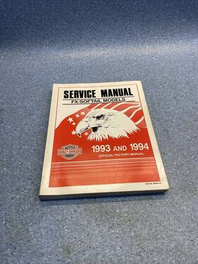 99482-94 Harley 1993-1994 Davidson Softail Motorcycle Service Manual English