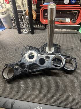 Harley Davidson 176894165229 Triple Trees Front Fork Dyna Superglide Low Street Bob Oem Black Fxd 49mm