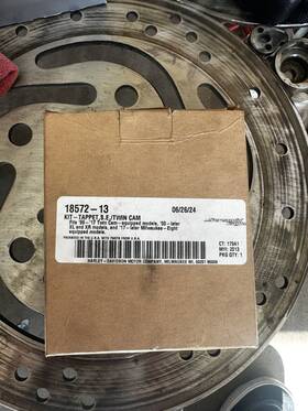 18572-13 Harley-davidson Tappet Lifter Set 17 Milwaukee Eight 99-17 Twin Cam