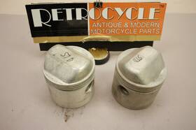 22270-72 Harley-davidson Casting Oem Xl Ironhead Sportster 1000cc Std Piston Set