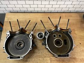 24630-99 Harley-davidson Electra Glide Dyna Touring 99-02 Oem Engine Crankcase Case 88 Inch