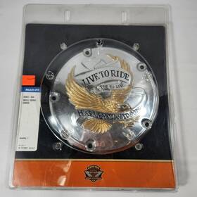 25441-04a Harley-davidson 25340-99 Live To Ride Eagle Derby Cover 1999 - Later Evolution