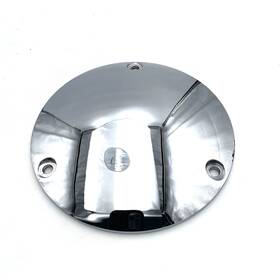 25414-70 Harley-davidson Oem Chrome 3 Hole Derby Clutch Cover 70-98 Big Twin Softail Fxr