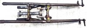 2472-25 Harley-davidson 2601-25 Oem 1924-1927 Springer J Jd Spring Leg Stem Brake Handlebar P739