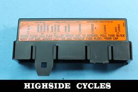 27259-98a Harley-davidson 1383 97 Electra Glide Fuse Block Box Relay Harness Cover