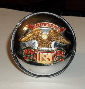 2844 Harley-davidson Vintage Usa Eagle Chrome Fuel Gas Cap