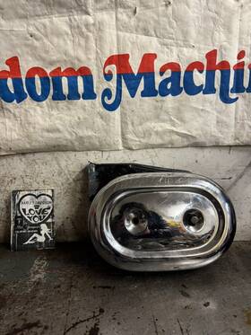 29024-75 Harley-davidson 1975-1977 Xlh/xlch Ironhead Xl Sportster Snorkel Air Cleaner With Cover