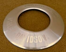 29029-85 Harley-davidson Twin Oem Screamin Eagle Air Cleaner Round Insert Badge Emblem Cover Used
