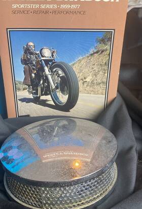 Harley-davidson 326129629678 Air Cleaner Vintage 1959/1977 Unsure Of Model Sportster