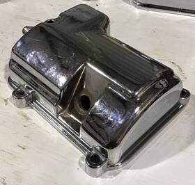 35-0016 Harley-davidson Oem Transmission Top Cover Chrome