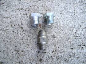 3615-36 Harley-davidson 95-36 Knucklehead 36-41 El Rocker Box And Cam Cover Banjo Bolt Oil Fittings Oem