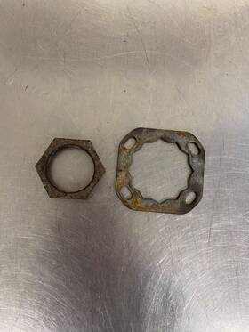 40251-92a Harley-davidson 1999 E/g U/c Flhtcui Transmission Sprocket Lockplate And Nut
