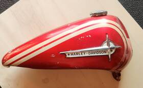 42013-69 Harley-davidson 1961 Panhead Gas Tank Original Paint Op - Right Side