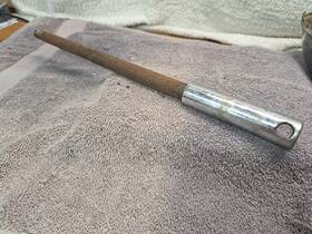 43875-48 Harley-davidson Vintage Motorcycle Front Axle 13 Inch Panhead Shovelhead Fl Flh